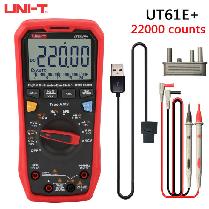 Multimetru semiautomat Unit UT 61E+ - imagine 5