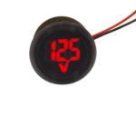 DC voltmetru 4-30V rotund rosu