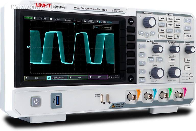 DOC UPO1054, Digital Oscilloscope, 4 Channels x 50 MHz - Image 1