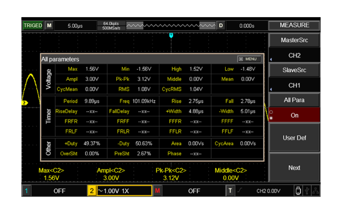 Osciloscop UTD2102CEX+ - imagine 7