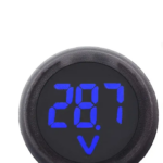 Digital voltmetru DC 4-30V rotund albastru